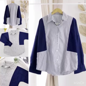 NANDO ATASAN KEMEJA WANITA KOREA KASUAL STYLE LENGAN PANJANG MODEL CARDI BEST SELLER