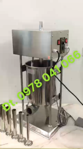 Máy đùn xúc xích 10L chạy điện tặng kèm 5 ống đùn thịt