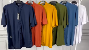 WIN - JOCASTA Kemeja Pique Pria Lengan Pendek Sanghai Catton Jumbo Big Size M - 6 XL Premium