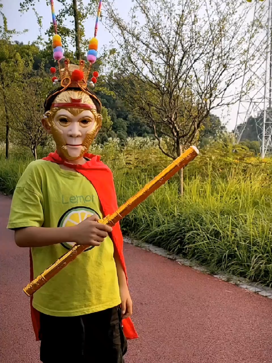 Monkey King Topeng Pesta / Sun Wukong Party Mask / Topeng Halloween / Topeng Anonymous Pria Wanita Journey To The West