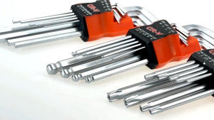 ประแจหกเหลี่ยม 9 ชิ้น เหล็ก CR-V แข็งแรง ของแท้ 100% (หัวบอล หัวกลม หัวเหลี่ยม หัวแฉก)