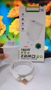 Charger 180W For INF ZERO 20 Quick Charge 3.0 Batok Adaptor + Kabel Data Type C & Micro Support Fast Charging