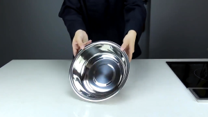 KWE Baskom Jumbo Stainless Tebal Ukuran 45-70CM Panci Serbaguna Food Grade Mangkok Stainless Wadah Cuci Beras Buah Sayur