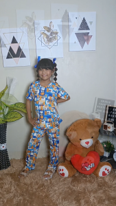 FOR GIRLS - KIDS TERNO Tshirt and Pajama Sleepwear KTP