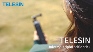 TELESIN 148cm 360 Rotating Ballhead Adjustable Tripod Selfie Stick for GoPro Insta360 DJI Action Camera