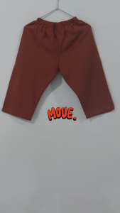 Moue Celana Anak Koko Cingkrang Bahan Premium Cotton Twill Teracota