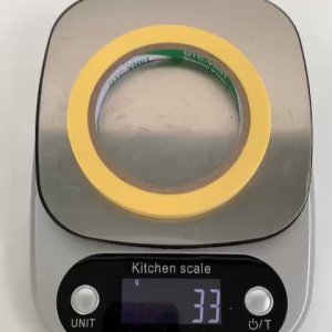 1 Cuộn băng keo giấy màu vàng rộng 1cm dài 28 mét lõi giấy 3mm - Shop Út Lớn