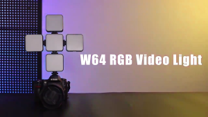 Đèn hỗ trợ quay phim chụp ảnh Luxceo W64 RGB - Đèn LED hỗ trợ 20 hiệu ứng cho quay phim chụp hình