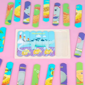 (มีคูปองส่งฟรี) จิ๊กซอว์ไม้ ต่อได้2ด้าน จิ๊กซอว์แท่ง จิ๊กซอว์เด็ก ของเล่นเสริมพัฒนาการ ของเล่นไม้ V59 พร้อมส่งจากไทย