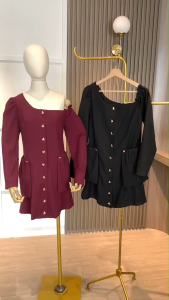 D11846 Victoria One Shoulder Mini Dress