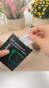 TS 1pc Anti-Fog Lens Wipe Ultra-Premium Quality Glasses Cloth Reusable Superfine Fiber Anti-Fog Clot