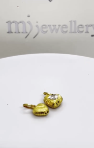 MJ Jewellery 375/9K Gold Love Pendant B250 - M Size 0.95g +/- or S Size 0.60g+/- - 916/375 Gold