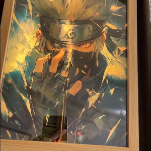 Avengers / Dragon Ball / Demon Slayer Light Photo Mirror Painting Decorative Wall Table Lamp Night 灯光画  Gift 礼物 Malaysia