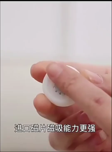 5set Wall Mount Magnetic Hooks Self-adhesive Magnetic Hook For Remote Control Charging Cable Storage