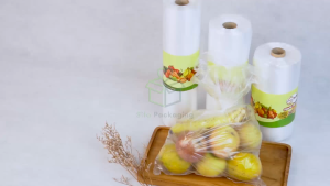 Plastik HD Roll HD Plastik Buah Kemasan 1 Kg Kantong Plastik Buah Sayur Daging Supermarket Plastik Fotokopi Roll Bag HD DUO Roll Multifungsi