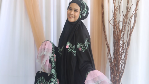 Mukena Putih Mahar Exclusive Bordir Unik Malaika Bollywood Series