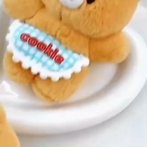 การ์ตูนตุ๊กตาเนยหมีของเล่นพวงกุญแจน่ารักหมีนุ่มจี้สัตว์ตุ๊กตาพวงกุญแจอุปกรณ์กุญแจรถกระเป๋าสาวแขวนของขวัญ พร้อมส่ง