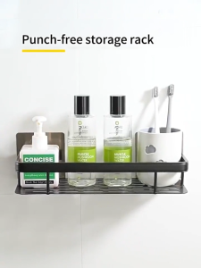 AUMU Bathroom Stand Organizer Rack Bath Room Organizer and Accesories Toilet Corner Shelf Rack Bathroom Storage Rack