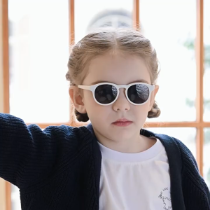 แว่นตาเด็ก Monster Boyy สำหรับเด็กเล็กอายุ 0-3 และเด็กโต 3-8 ปี Polarized lens กันแดด กันรังสี UV400 Model2