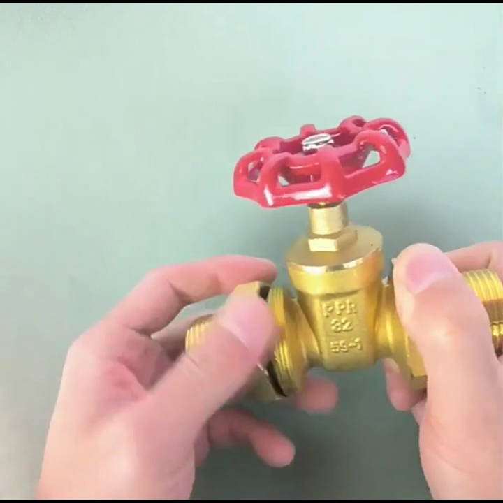 Brass Water Stop Valve 1/2 3/4 1 Inch Rotation Type HPHT Copper ...