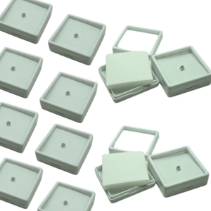 กล่องพลาสติกใส่พลอย เพชร เข็มกลัด ฝาเป็นแบบกระจกใส เก็บเครื่องประดับ ขนาด2.5x2.5 นิ้วหรือ5.5x5.5 CM.(1ชิ้น) พร้อมส่ง กล่องใส่พลอย กล่องใส่เครื่องประดับ พลอย กล่องใส่พลอยสวยๆ - Lazada