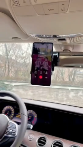 Dashboard Car Phone Holder 3IN1 360° / Dudukan Ponsel Mobil Dasbor Spion Sunshade Model Jepit Rotasi 360 Derajat Fleksibel Horizontal Vertikal Universal Anti-slip Kuat Tahan Guncangan Stabil Pemegang Hp GPS Multi Fungsi