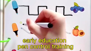 Buku Kerja Penelusuran Ajaib Anak dengan Kontrol Pena yang Dapat Dihapus Mainan Edukasi Menggambar Latihan Menulis