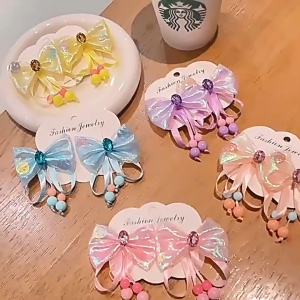 SK-C1156 Jepitan Pita Anak Ikat 2 Set Aksesoris Rambut Anak Perempuan / Jepit Pita 2pcs Set Lucu