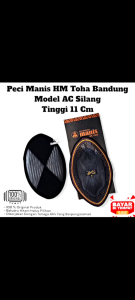 Peci Manis AC Silang Tinggi 11 Cm Produksi HM Toha Bandung