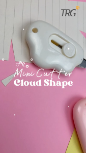 TRG Mini Cutter Cloud Shape CU-111 - Cuter Kecil Pemotong Kertas Lucu TRG