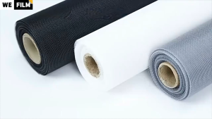 สีดำ，มุ้งไฟเบอร์กลาส ผ้ามุ้ง ประตูมุ้งลวด หน้าต่างมุ้งลวด Fiberglass Mosquito Screen Door🔥ปรับแต่งได้🔥