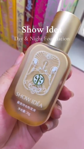 SHOWIDEA Liquid Foundation Long-Lasting Liquid Foundation Long-wear Makeup Waterproof And Moisturizing Glossy And Perfect Coverage
