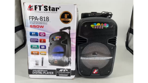 FT-Star FPA-818 8\" Trolley Speaker: A Portable & Reliable Travel Companion