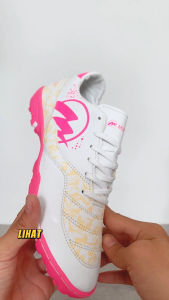 MUHSA.CO - Sepatu Futsal Pria White Pink Catalyst Sparkle IN