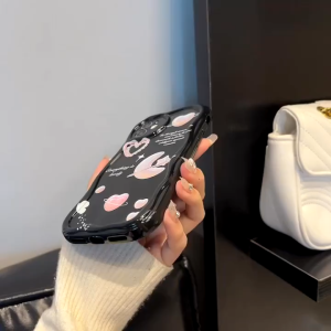 Case Realme C11 2021 C20 C25 C25S C21Y C25Y C51 C51S C53 C55 Note 50 Casing Softcase Silicon Motif Love Moon Bunga Mawar Pink & Mawar Putih