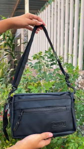 Tas SlingBag Pria 3in1 PEGE  Jaxon Selempang Multifungsi Bisa Handbag Pouch Bahan Waterproof - PG 9036