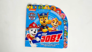 Paw Patrol Tabbed Board Book On The Job For Toddlers & Kids (Hardcover)