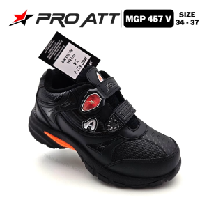 Sepatu Sekolah Anak SD SMP Remaja Laki Laki/Perempuan – PRO ATT – MGP 457 V – Size 34-37 – Sneakers – Sport – Velcro