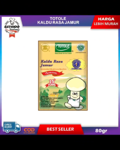 TOTOLE Kaldu Jamur 80gr - Penyedap Rasa Vegan HALAL BPOM