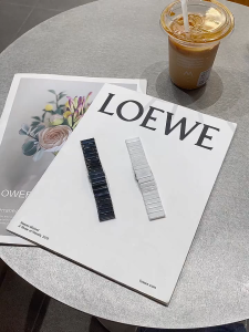 Ceramic Strap For Samsung Galaxy Watch 7/6/5 40mm 44mm Curved Lnterface Butterfly Buckle Ceramics Wristband Galaxy Watch Ultra 47mm 6 Classic 43mm 47mm watch 5 pro 45mm strap