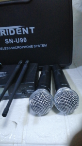 Trident SN U90 Uhf professional DOUBLE wireless Microphone system the americas no. 1 model