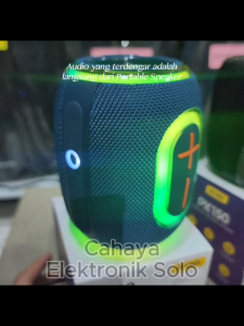 Speaker Bluetooth Ryunix PX100 & PX150: Portable RGB, Gaming, & Salon Friendly