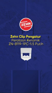 Zehn Clip Pengatur Perataan Keramik ZN-8119-1PC-1.5 Putih