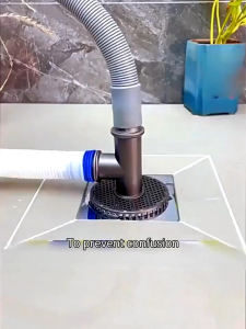 (Malaysia Stock) Universal Washing Machine Drain Dual-use Three-Way Drain Pipe Sealing Cover Water Pipe Floor Drain Joint Special Anti-Odor And Anti-Overflow