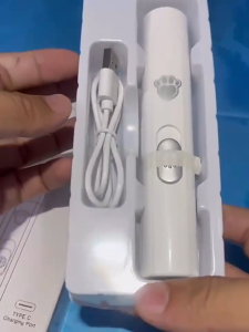 Máy mài móng cho chó mèo hình dấu chân cổng sạc USB - Love Pets Shop