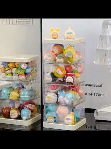 กล่องเก็บของอะคริลิคแบบหมูนี้ กล่องใสเก็บเอ็นก กล่องเก็บเอ็นกประสงค์ กันฝู่กันชู้