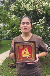 กรอบรูปมงคล 25x25cm #ของศิริมงคล ประดับบ้าน ภาพเสริมฮวงจุ้ย TANIDA #ของขวัญ Tanida