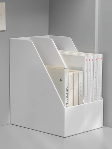 【D347 READY STOCK】Extra Large Capacity Bookend Stand High Quality Books Holder File Document Stationery Organizer Holder