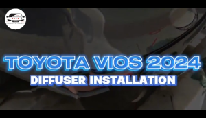 GECA - (2014 2015 2016) TOYOTA VIOS DIFFUSER (SILVER) Car Rear Bumper Diffusers Lip Spoiler Body Kits (7169)