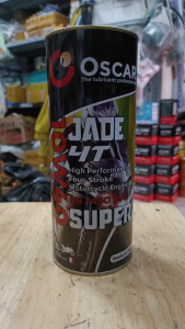 Nhớt tổng hợp 100% Oscar Jade 10W40 dành cho xe số côn tay- Sản xuất tại U.A.E 800ML-1L-1L1